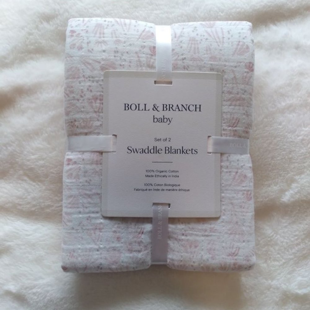Boll & Branch Baby Swaddle Blankets - NWT
